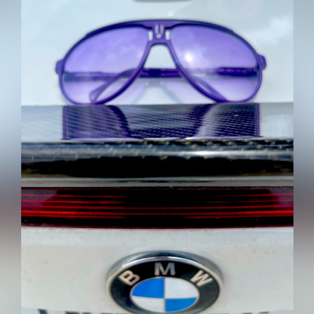 Basically brand new purple Carrera sunglasses! send me any offer!